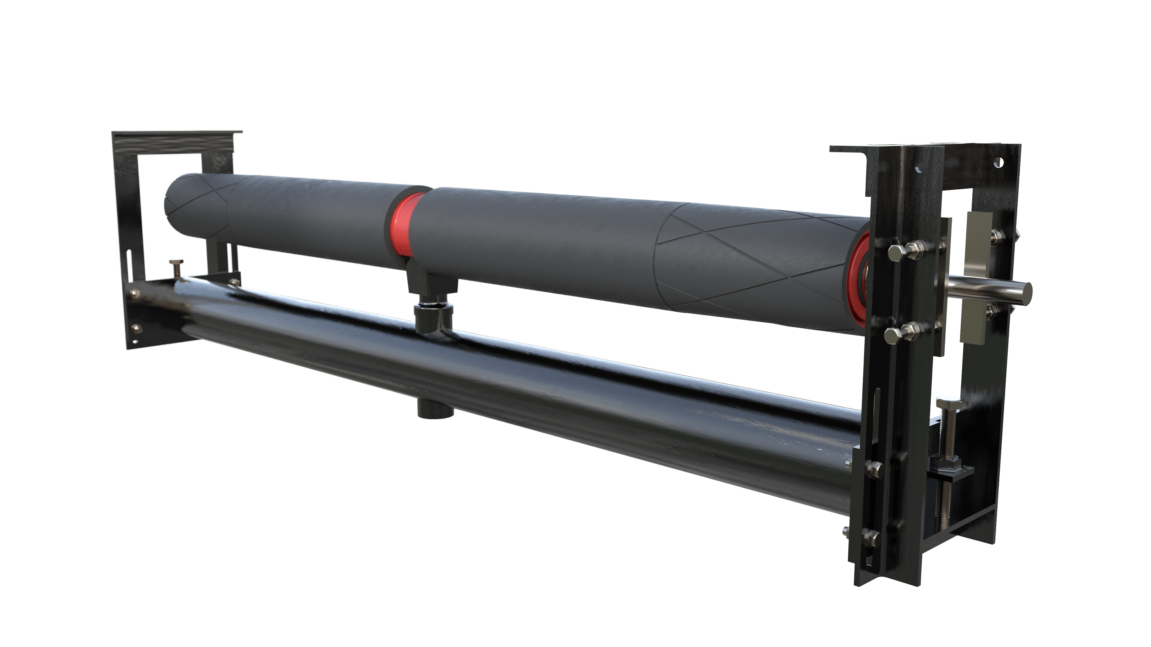 双辊型回程纠偏器