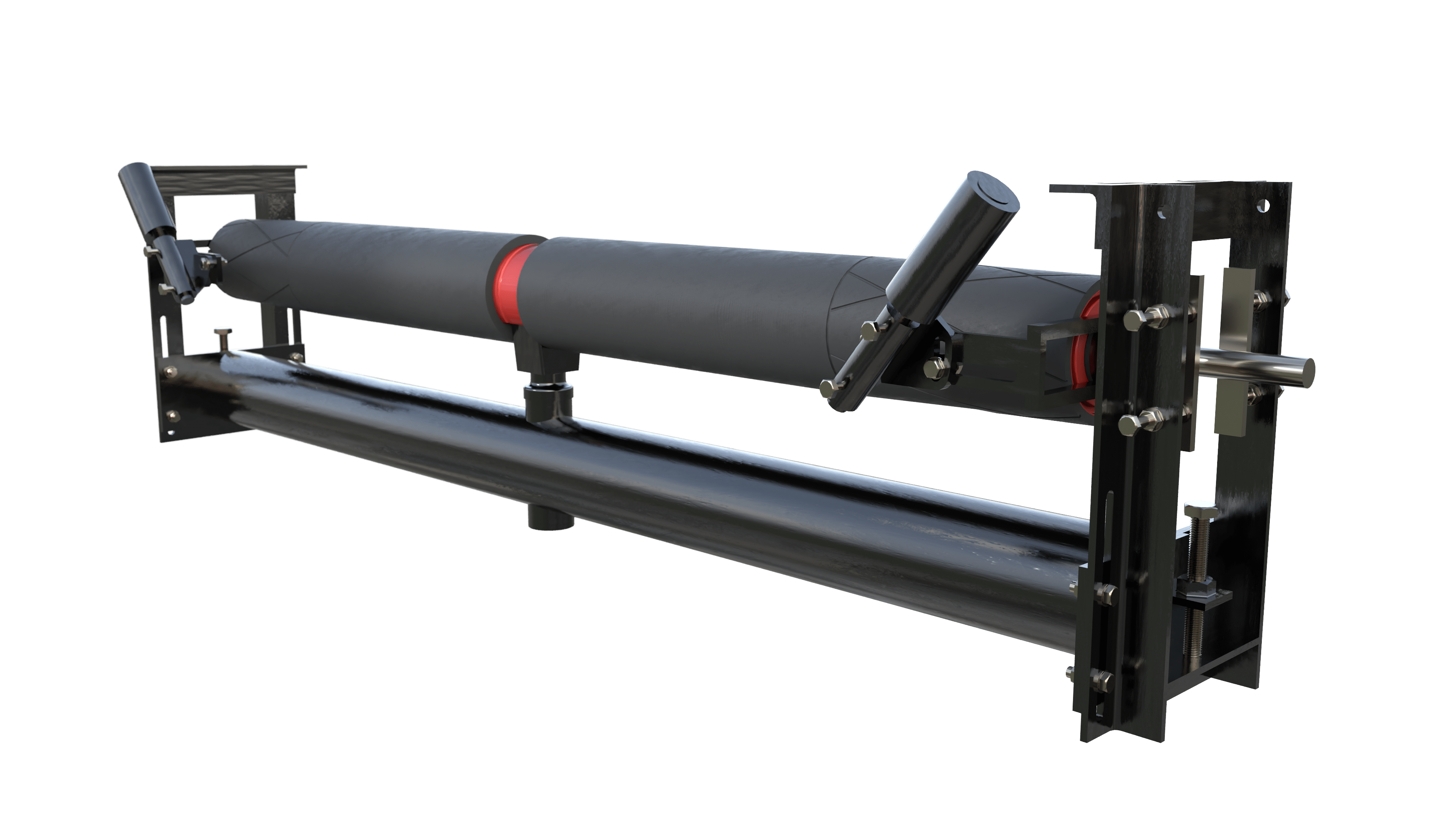 低速双辊型回程纠偏器