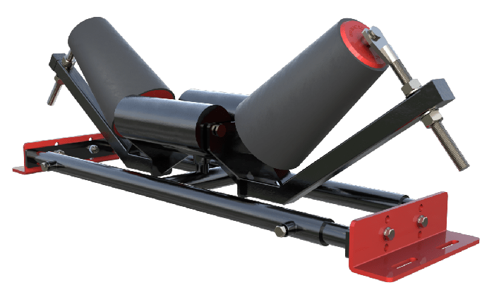 锥形托辊槽式纠偏器