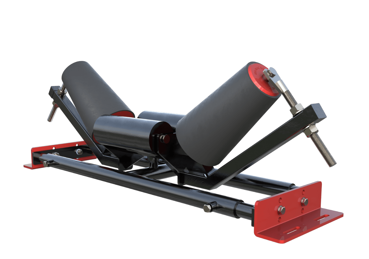 标准型锥形托辊槽式纠偏器